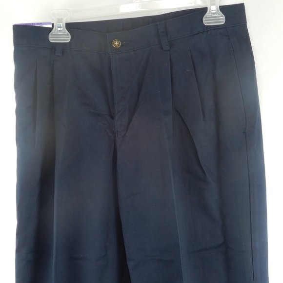 IZOD Boy's Pants Size 14 Husky Pleated Wrinkle Free Adjustable Waist NWT (K009) - Picture 6 of 8